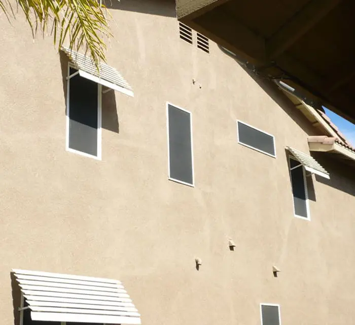 Metal/Aluminum Window Awnings for Chino & Chino Hills