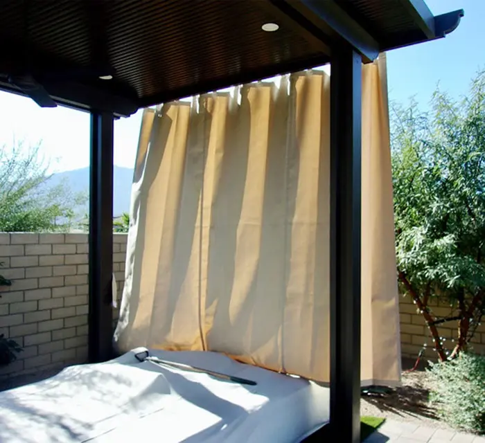 Outdoor Curtains in Claremont, La Verne, Glendora & Pasadena