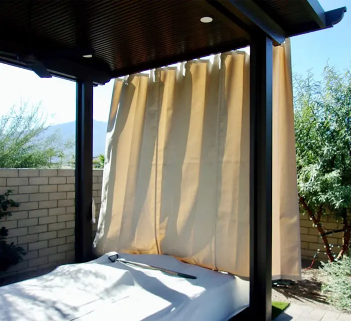 Outdoor Curtains Featuring Sunbrella Fabrics Dana Point