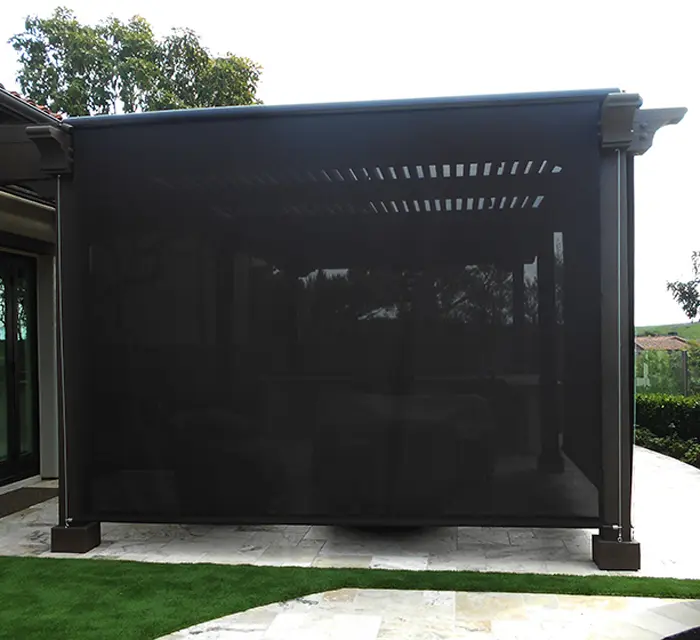 Custom Drop Roll Shades, Solar Shades, and Sunscreens