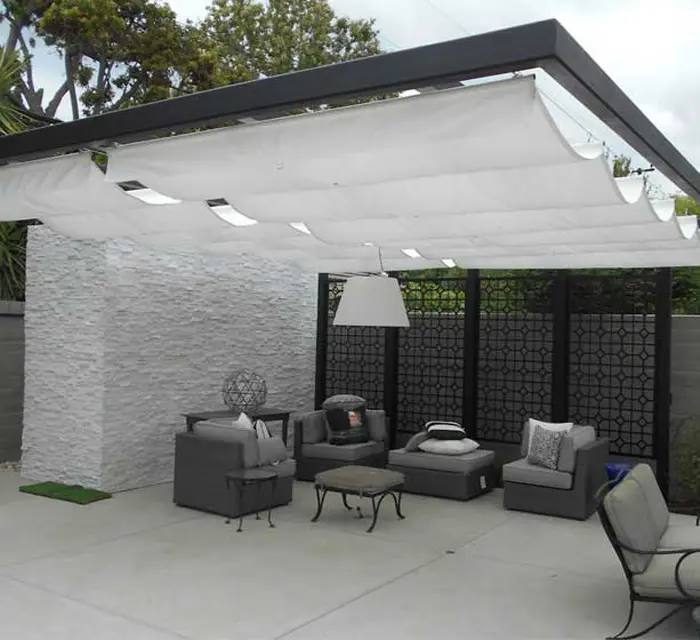 Aluminum, Fabric, and Aluminum Wood Patio Covers for Laguna Niguel