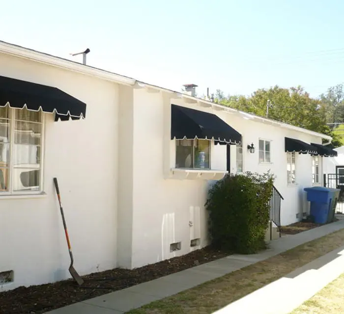 Fixed Awnings Manufactured for Santa Ana & Tustin, California